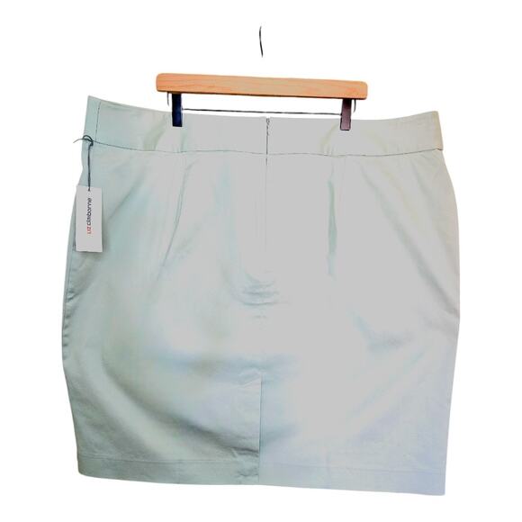 NEW Liz Claiborne Women's Plus Pencil Knee-Length Skirt in Mint Green(Size: 22W) - Picture 5 of 6